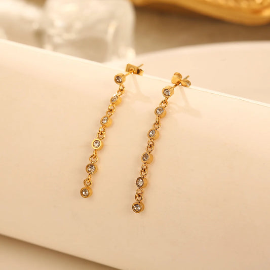 Crystal Dots Dangles